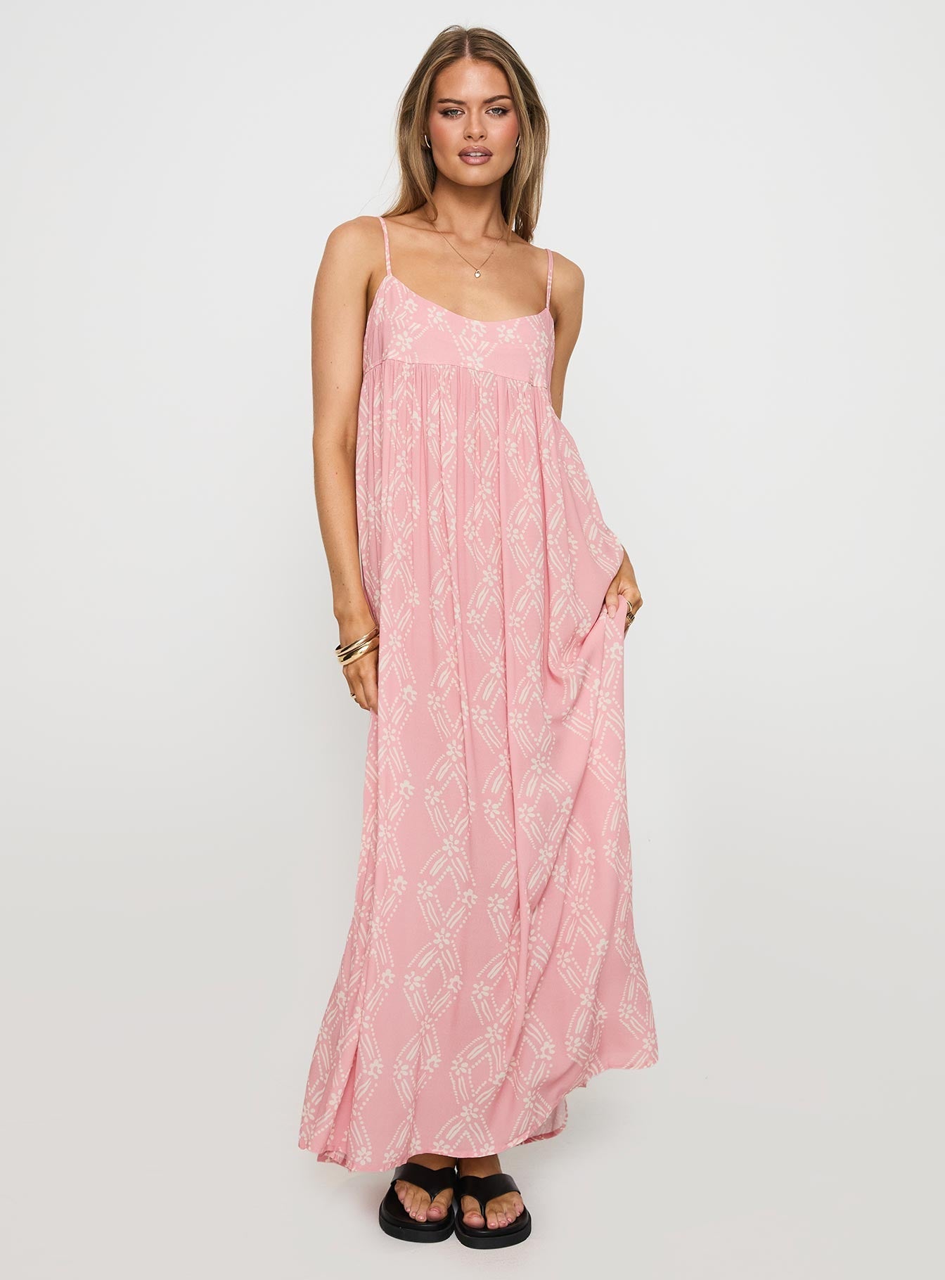 Seabreeze Maxi Dress Pink