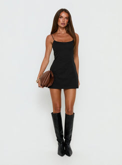 Yumiko Scoop Playsuit Black