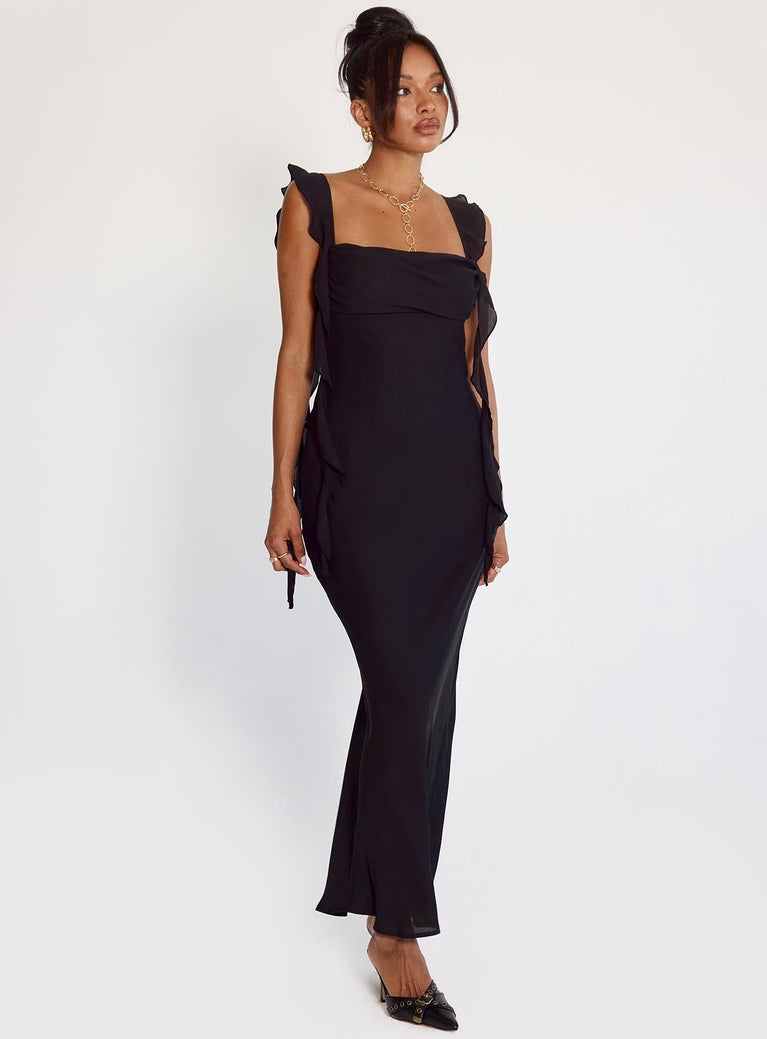 BLACK LANAI DRESS