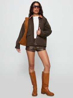 Shadow Phase Jacket Brown