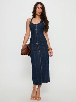 Kenny Maxi Dress Indigo