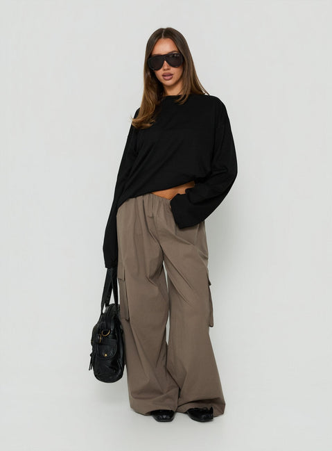 Lunea Concealed Waistband Cargo Pants Charcoal
