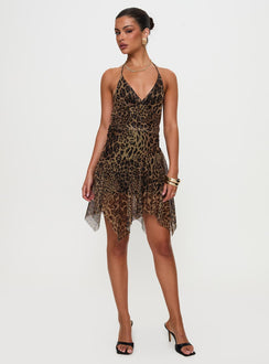 Sabetha Mini Dress Leopard