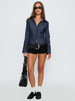 Anni Shirt Blue Denim
