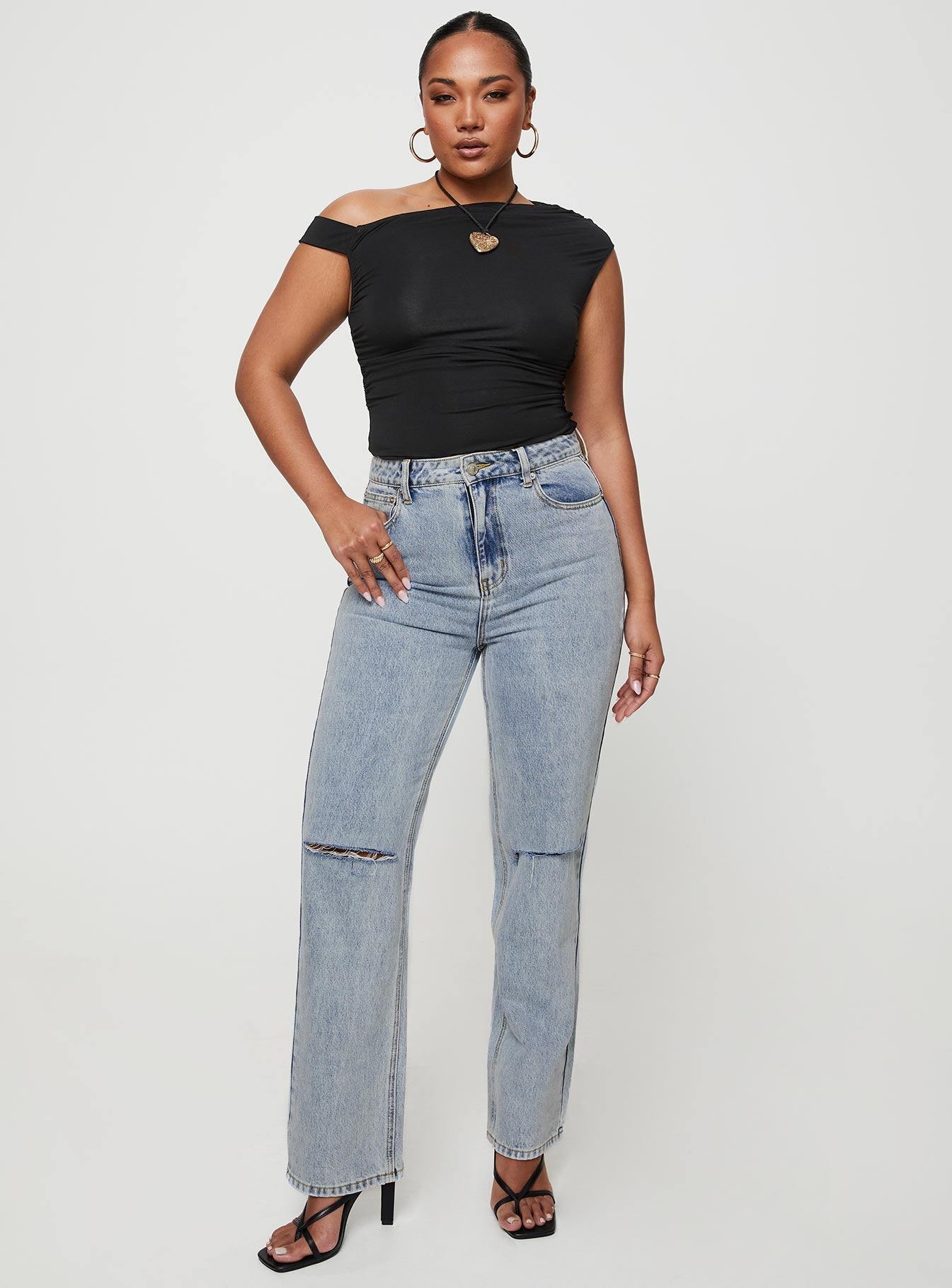 product Princess Polly High Waisted  Holland Jeans Denim