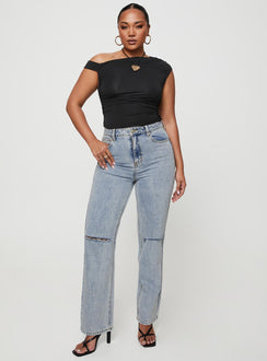 product Princess Polly High Waisted  Holland Jeans Denim