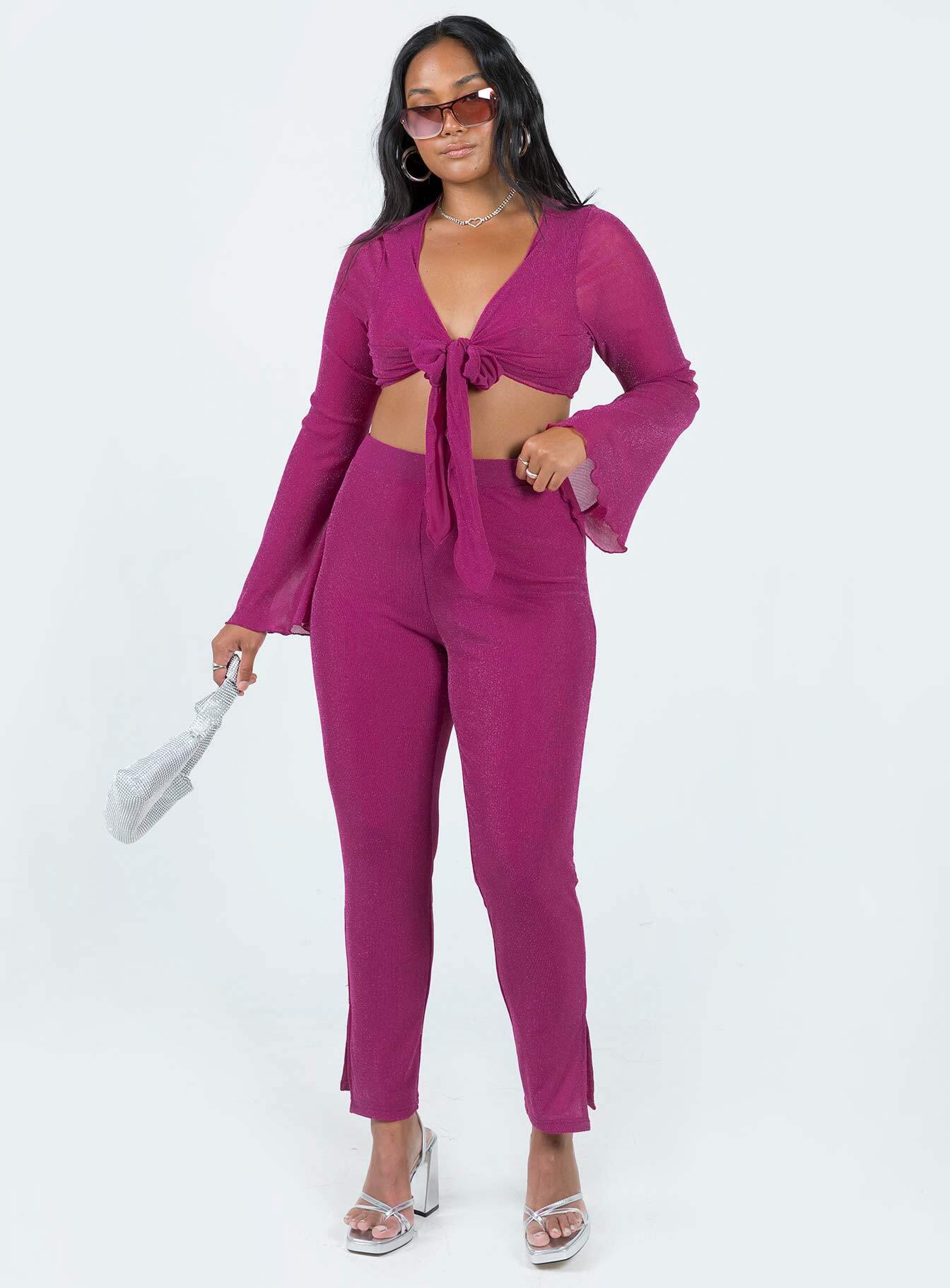 product Princess Polly Low Rise Pants  Thelma Pants Pink