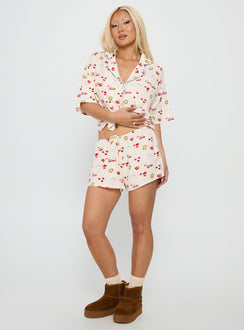 Sweet Things Button Down Sleep Set Multi