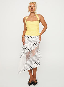 Kendelle Halter Top Lemon