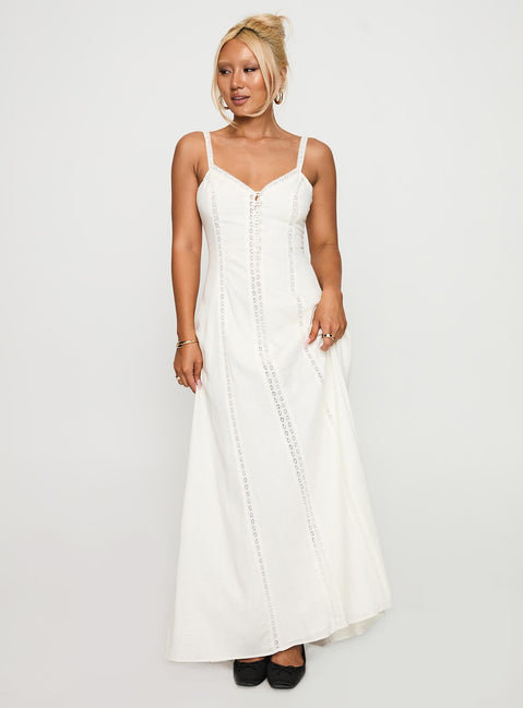 Mercie Maxi Dress White
