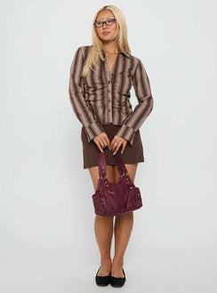 Liviya Ruched Long Sleeve Top Multi