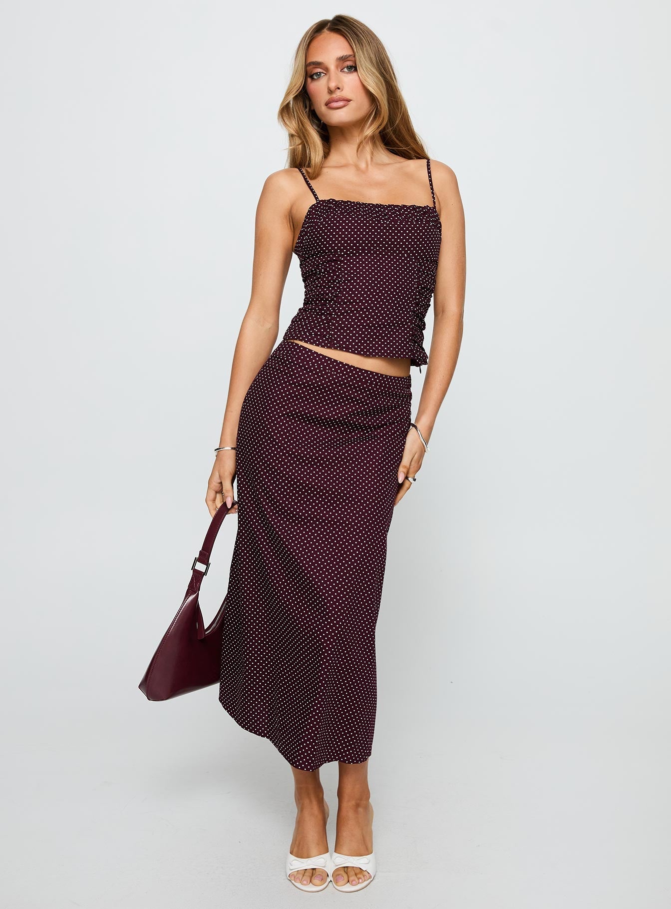 Shining Mirrors Set Burgundy