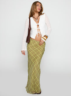 Emelyn Maxi Skirt Green