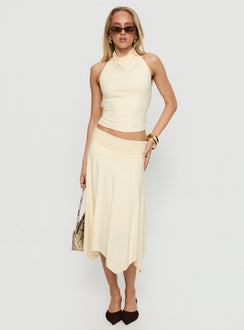 Scenic Route High Neck Top Yellow