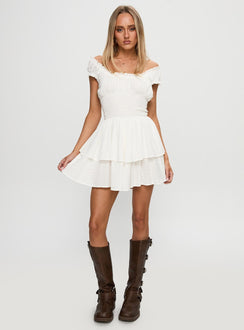 The Love Galore Romper White Lower Impact