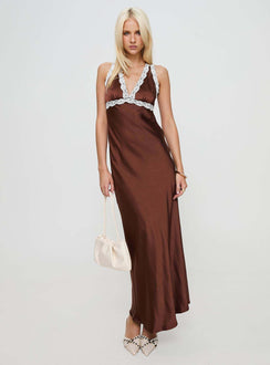Natassja Maxi Dress Chocolate