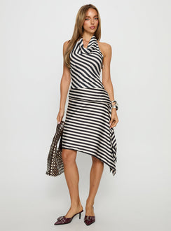 Heritage Halter Top Cream Stripe