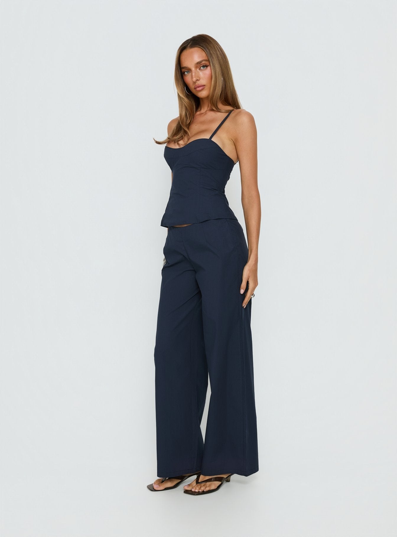 Kierstyn Corset Set Navy