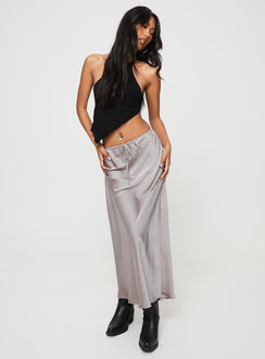 product Lolie Bias Cut Midi Skirt Oyster Princess Polly  Maxi 