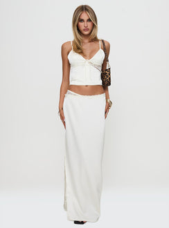 Karteah Satin Set Ivory