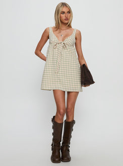 Micki Babydoll Mini Dress Multi