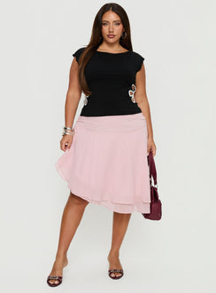 Currents Cut Out Detail Top Black Curve