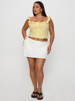 Gigi Wrap Skort White Curve