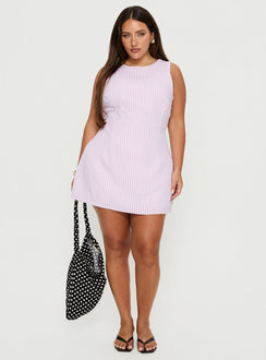 Yumiko Romper Pink Check Curve