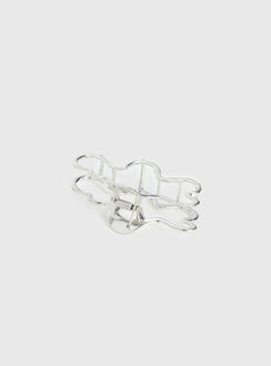 Vanish Hair Clip Silver