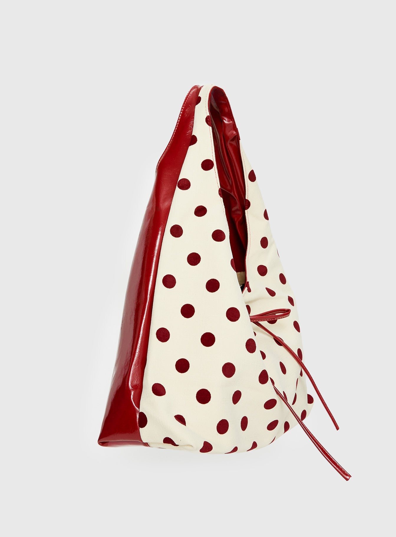 Rosamaria Shoulder Bag Cream Polka Dot