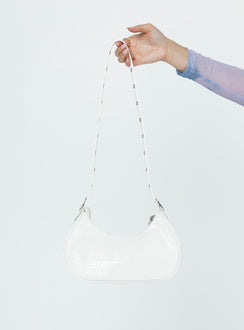 Peta & Jain Moto White Croc