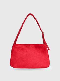 Wistfully Studded Shoulder Bag Red