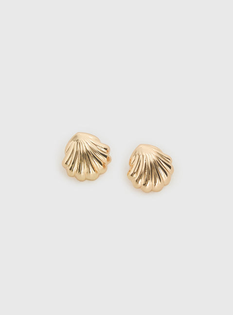 On Vacation Earrings Gold