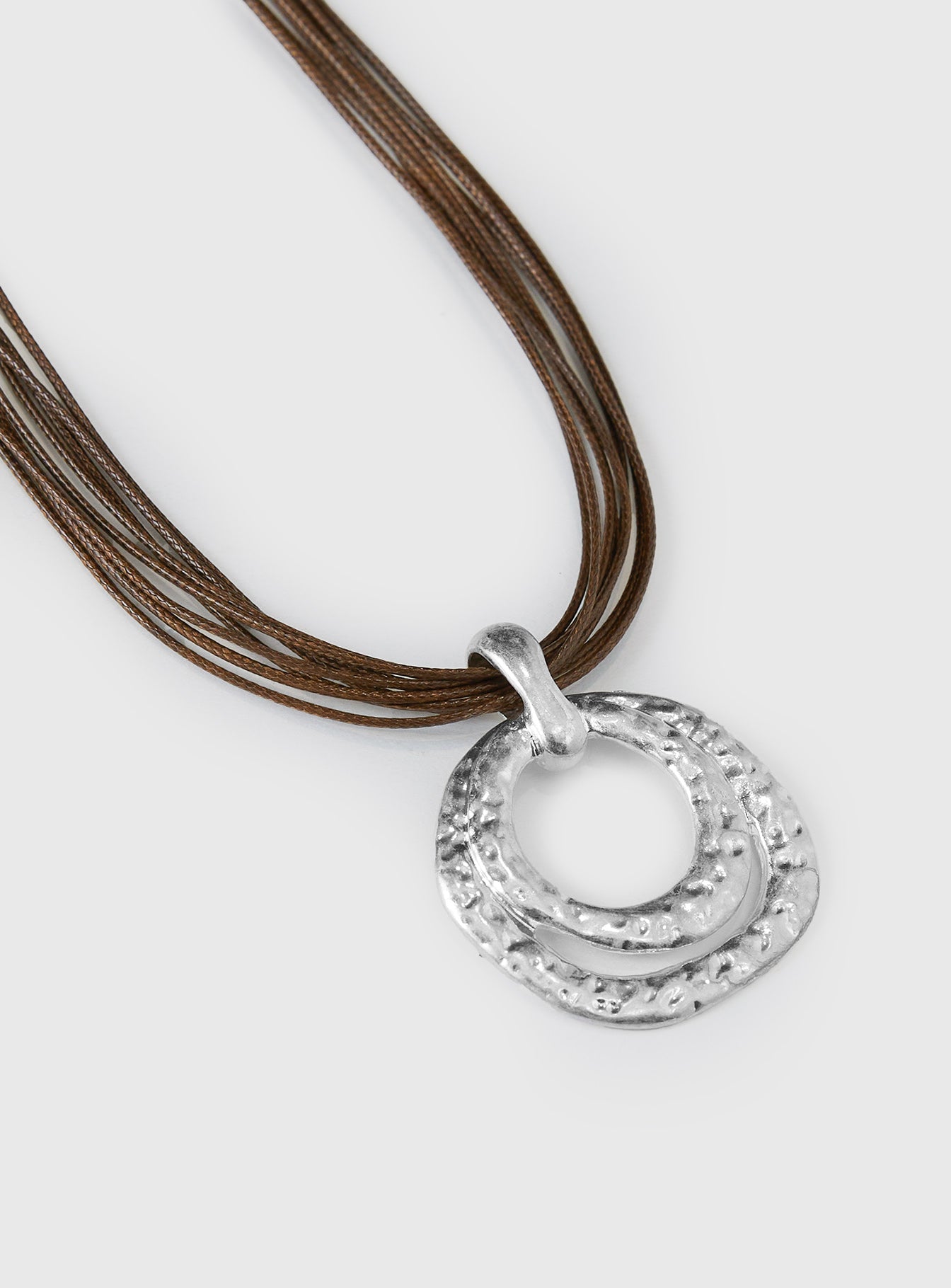 Never Too Much Pendant Necklace Silver