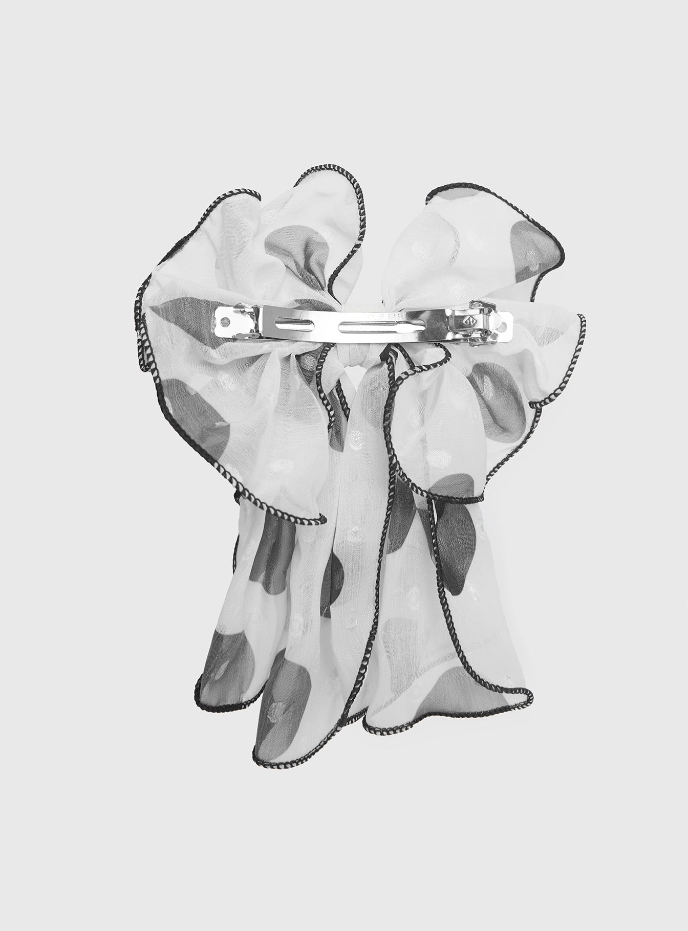 All You Need Hair Bow White / Black