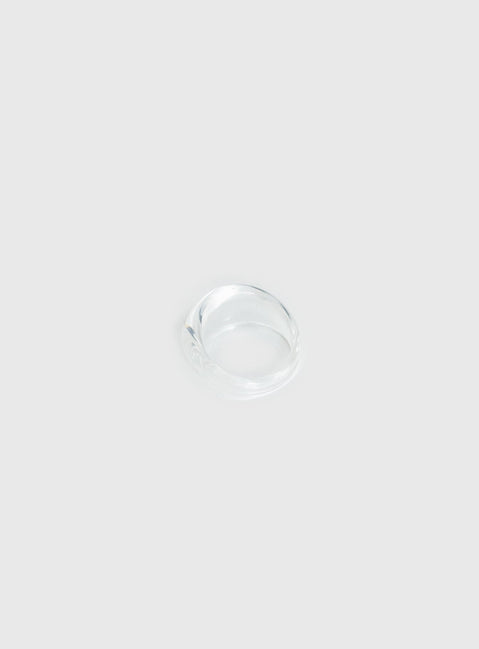 Addilyn Statement Ring Clear