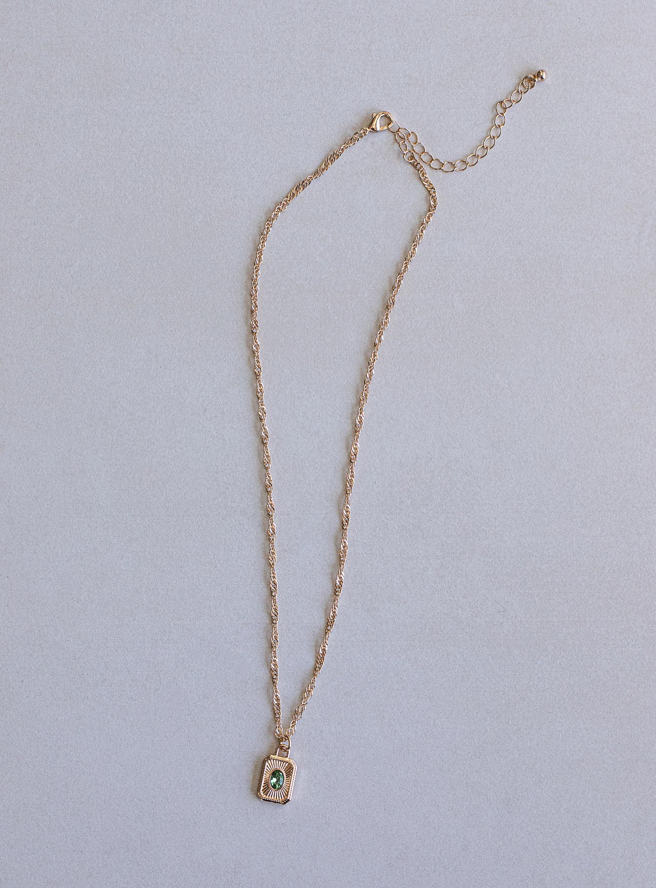 Honeydew Necklace Gold / Green