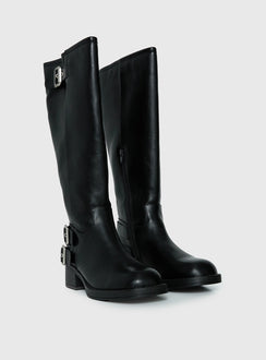 Therapy Form Boots Worn Black