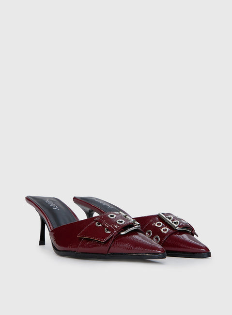 Therapy Hunna Heels Cherry Patent