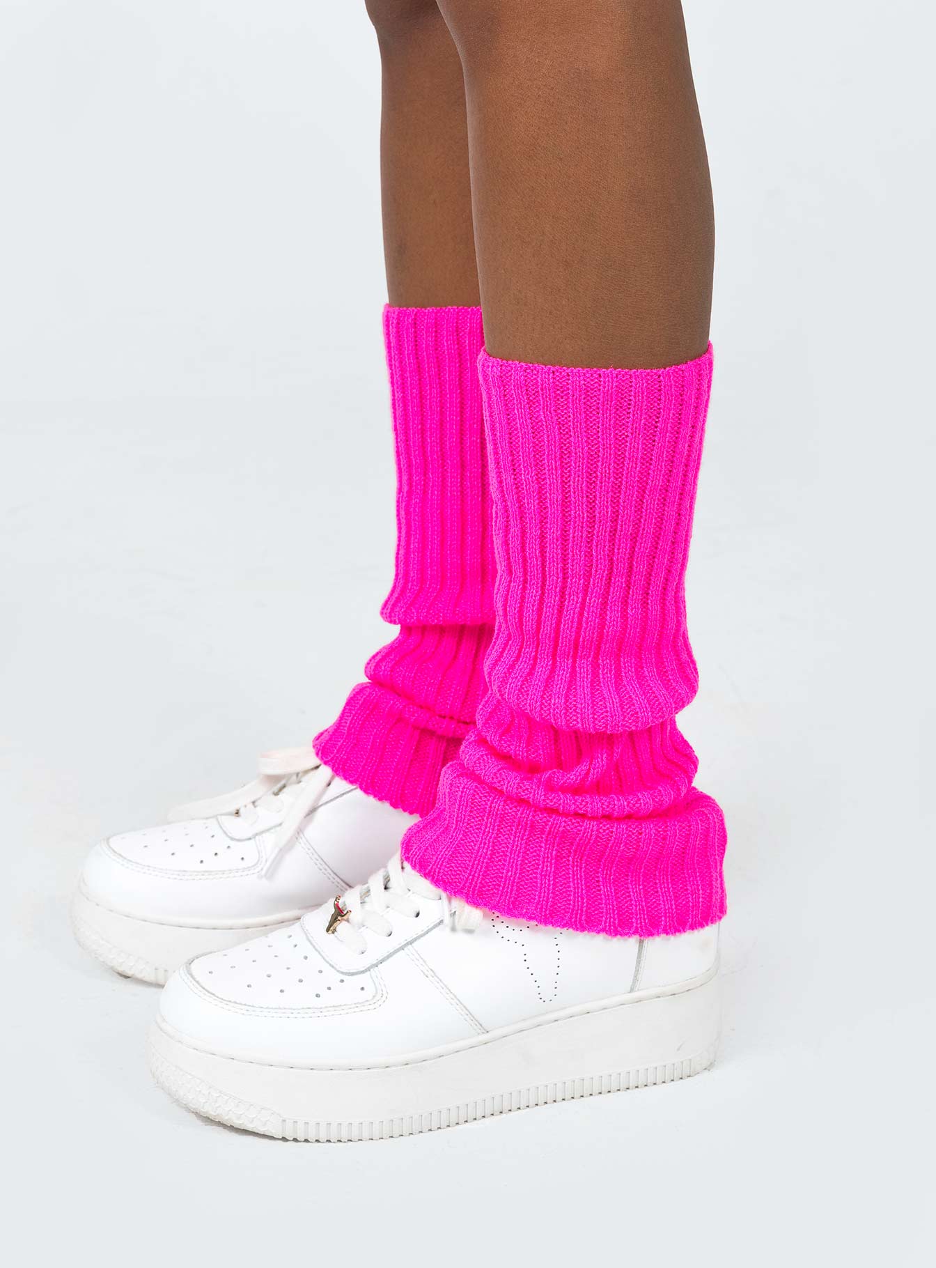 Legwarmers Soft knit material  Below the knee length  Good stretch 