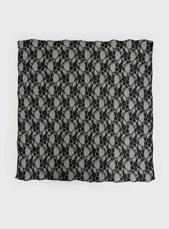 Nellie Hair Scarf Black Lace