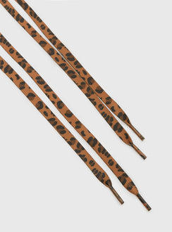 Henree Shoelaces Leopard
