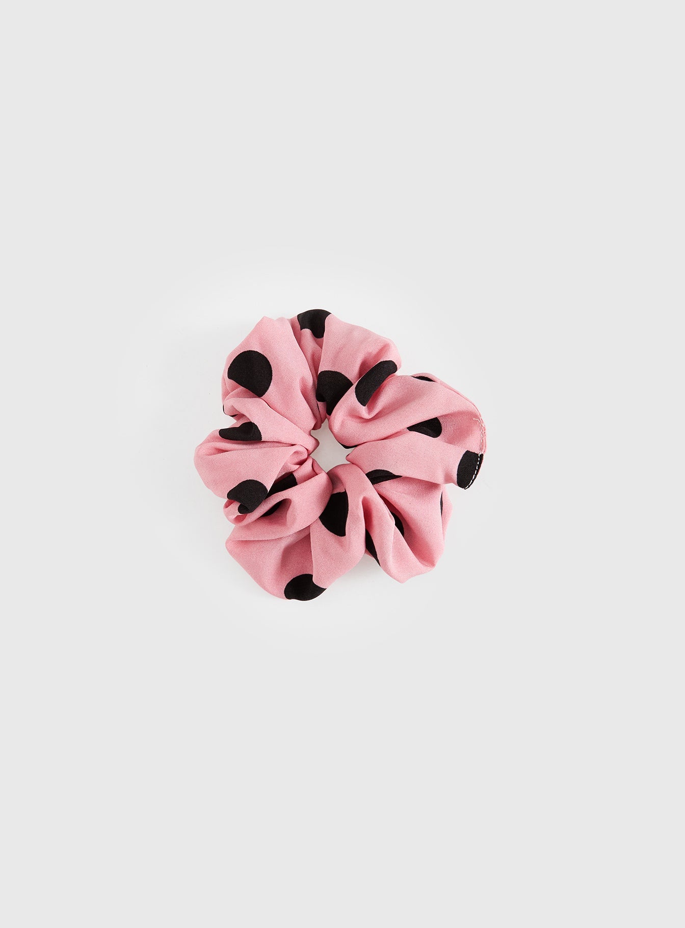 Can We Dance Scrunchie Pink Polka