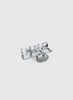 Swain Claw Clip Silver