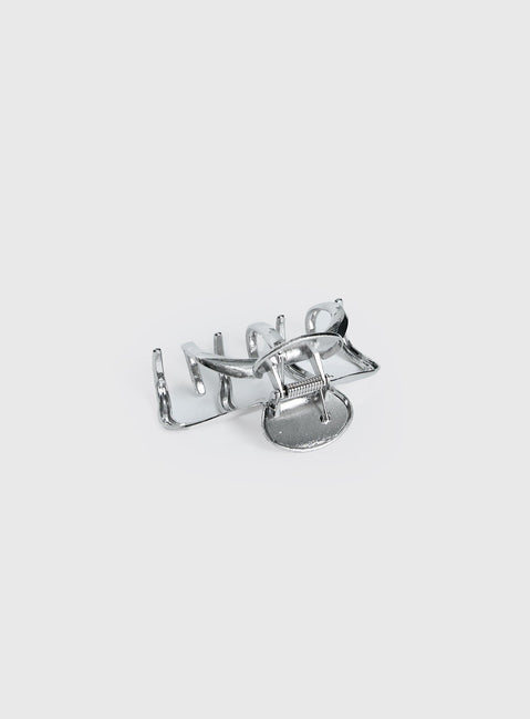 Swain Claw Clip Silver