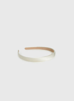 Deia Satin Headband Pack White / Pink