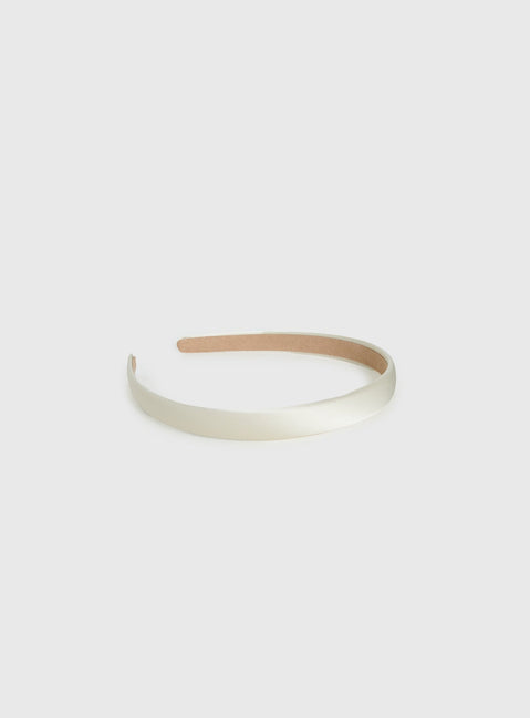 Deia Satin Headband Pack White / Pink