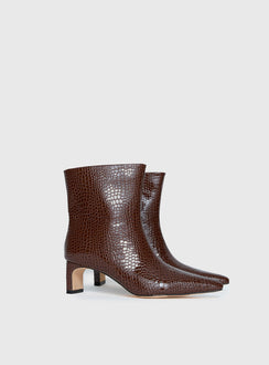 Brayan Boots Chocolate Croc