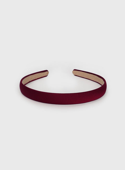 Gentle Headband Red