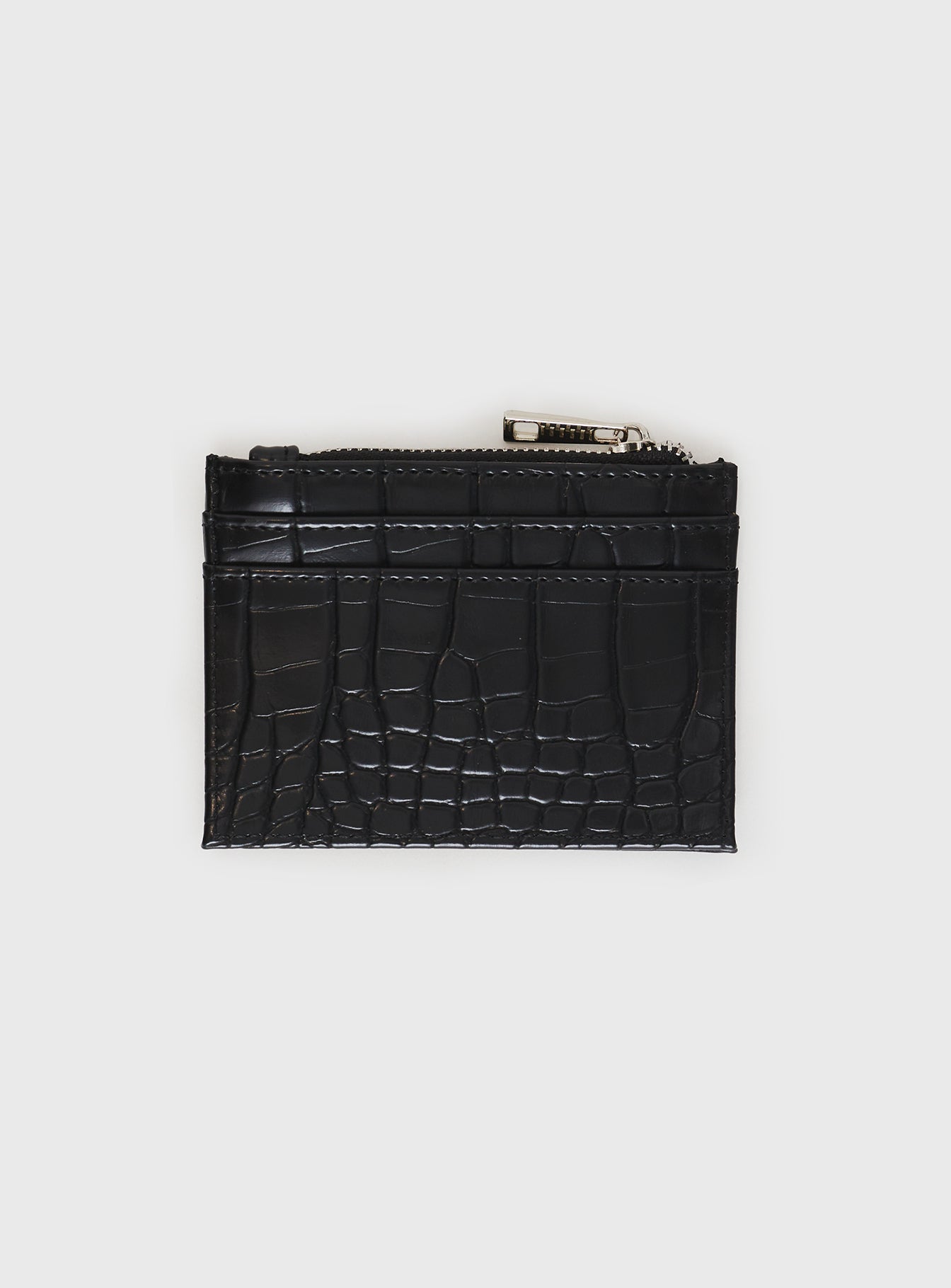 Peta & Jain Ivy Black Croc Coin Purse